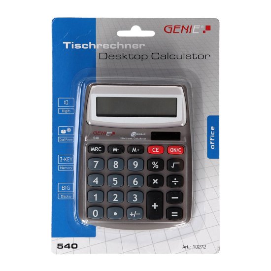 (image for) GENIE DESKTOP CALCULATOR - 540