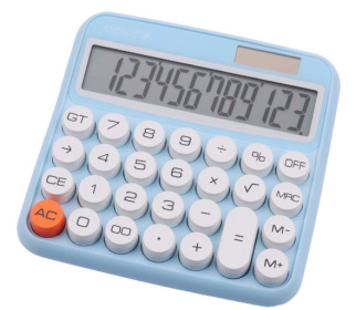 (image for) GENIE DESKTOP CALCULATOR BLUE