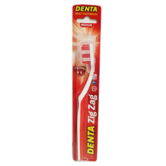 (image for) DENTA TOOTHBRUSH COMFORT/ZIGZA - MEDIUM