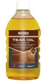 (image for) BARRETTINE TEAK OIL - 500ML