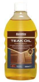 (image for) BARRETTINE TEAK OIL - 500ML