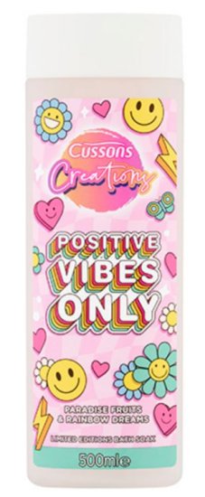 (image for) CUSSONS BATH POSITIVE VIBES - 500ML