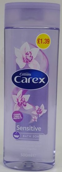 (image for) CAREX BATH SENSITIVE PM1.39 - 500ML