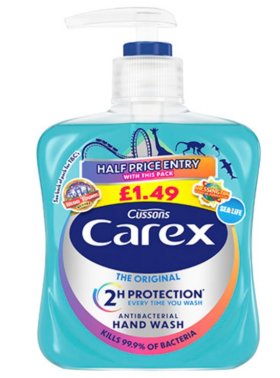 (image for) CAREX HAND WASH ORIGINAL PM1.49 - 250ML