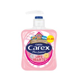 (image for) CAREX H/WASH LOVE HEART PM1.49 - 250ML