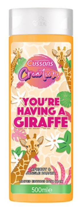 (image for) CUSSONS BATH GIRAFFE - 500ML