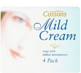 (image for) CUSSONS MILD CREAM SOAP 4PK - 85G