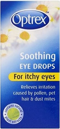 (image for) OPTREX EYE DROPS- FOR ITCHYEYE - 10ML