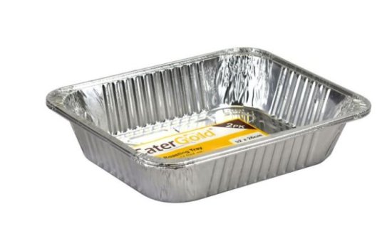(image for) C/GOLD FOIL ROASTING TRAY 2S - 32X26C