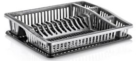 (image for) STEP DISH DRAINER+TRAY ASST - LARGE