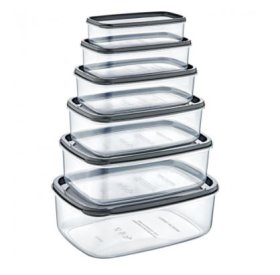 (image for) SWEET STORAGE BOX RECT SET6 - 6PC