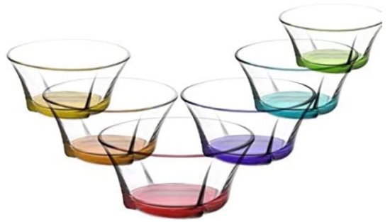 (image for) LAV COLOURED GLASS BOWL - 10.5OZ