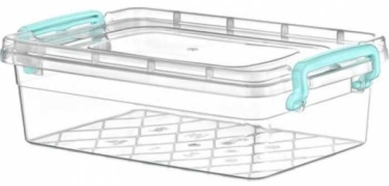 (image for) STORAGE BOX+LID CLEAR MIDI NO3 - 3.5L