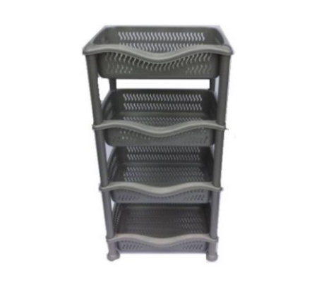 (image for) VEGETABLE RACK 4 TIER RECTA