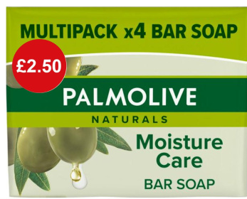 (image for) PALMOLIVE SOAP MOISTURE CARE PM2.50 - 4X90G