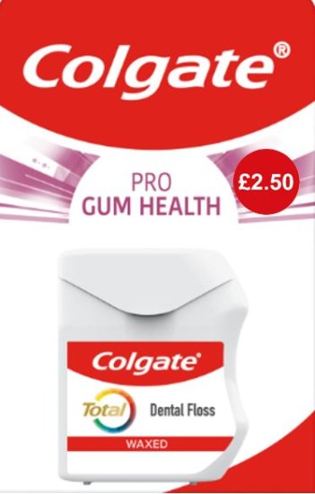 (image for) COLGATE FLOSS TOTAL GUM PM2.50 - 25M