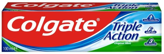 (image for) COLGATE PASTE TRIPLE ACT/IMP - 100ML