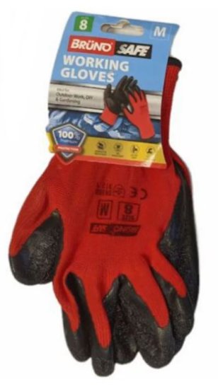 (image for) WORKING GLOVES ORANGE/YEL S-8 - MEDIUM