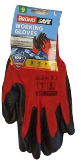 (image for) WORKING GLOVES ORANGE/YEL S-9 - LARGE