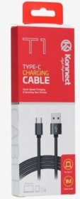(image for) KONNECT TYPE-C CHARG/CABLE BLK - 1M