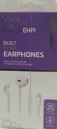 (image for) EARPHONE WITH MIC IPHONE - STD
