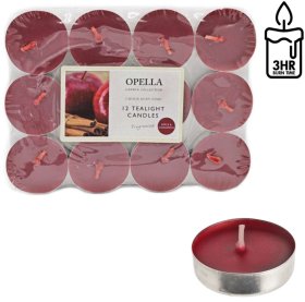 (image for) OPELLA TEALIGHT CANDLE APPLE - 12S/3H