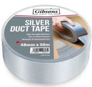 (image for) GIBSONS SILVER DUCT TAPE 50M