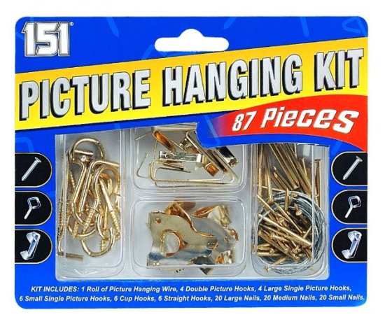 (image for) 151 PICTURE HANGING KIT - 87PCS