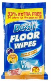 (image for) DUZZIT WIPES FLOOR - 24S