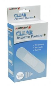 (image for) M/PLAST CLEAR PLASTERS ASST - 100S