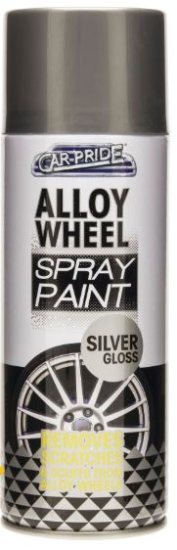 (image for) CAR-PRIDE ALLOY WHEEL SPRAY SILVER GLOSS - 400ML