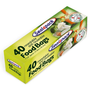 (image for) SEALAPACK FOOD BAGS 40S -7X8""