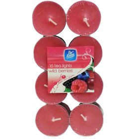 (image for) PAN/A TEALIGHT CANDLE W/BERRY - 16S