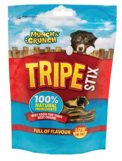 (image for) MUNCH&CRUNCH DOG TRIP STRI - 100G