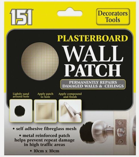 (image for) PLASTERBOARD WALL PATCH - 10X10