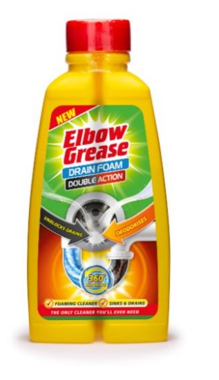 (image for) ELBOW GREASE DOUBLE ACTION DRAIN FOAM - 500ML