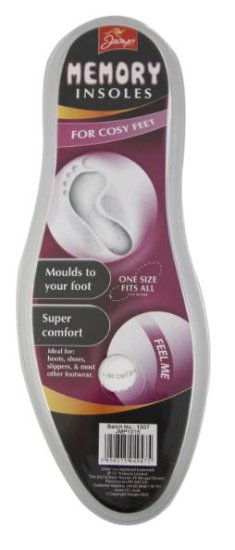 (image for) JUMP MEMORY FOAM INSOLES - 2PK