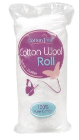 (image for) COTTON TREE COTTON WOOL ROLL - 80G