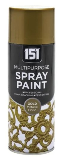 (image for) SPRAY PAINT METALLIC GOLD - 400ML