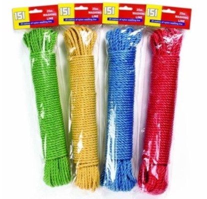 (image for) WASHING LINE ASST COLOUR - 20M