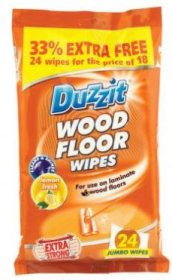 (image for) DUZZIT WIPES WOOD FLOOR - 24S