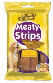(image for) MUNCH&CRUNCH DOG MEATSTRIP - 18S