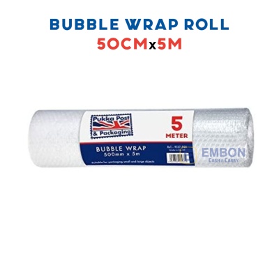 (image for) PUKKA BUBBLE WRAP ROLL - 50CM X 5M