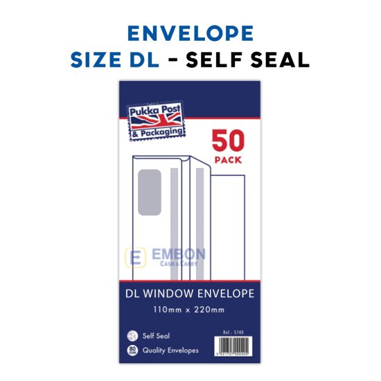 (image for) PUK ENVELOPE WH WIND S/SEAL 50 - DL