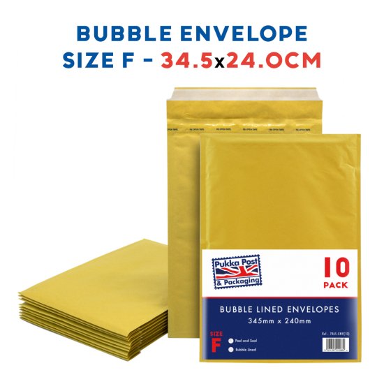 (image for) PUK B/ENVELOPE GOLD 345X250 - F