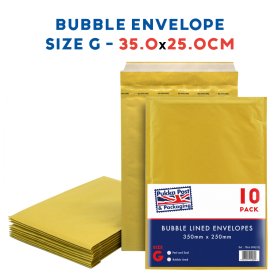 (image for) PUK B/ENVELOPE GOLD 350X260 - G