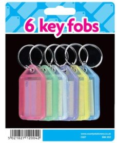 (image for) CTY KEY FOBS CARDED - 6S