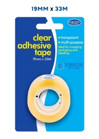 (image for) CTY CLEAR TAPE 33M - 19MM