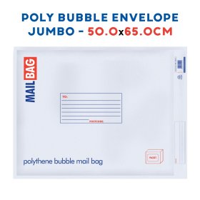(image for) CTY POLY BUBBLE BAG WH 50X65CM - JUMBO