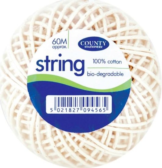 (image for) CTY COTTON STRING BALL - 60M